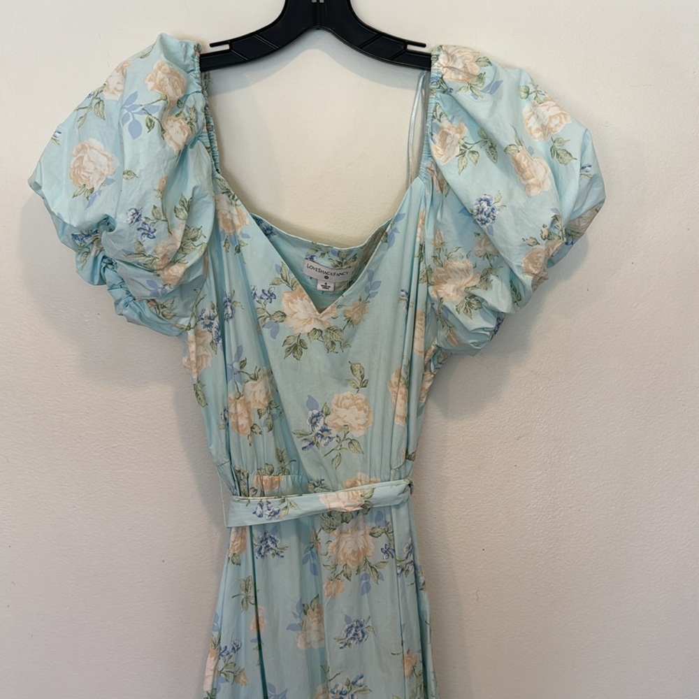 Loveshack Fancy Dress blue floral - Picture 2 of 4